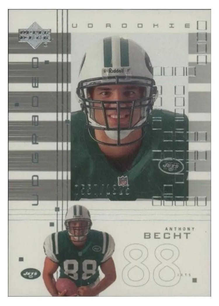 2000 Upper Deck Graded Anthony Becht #112 card