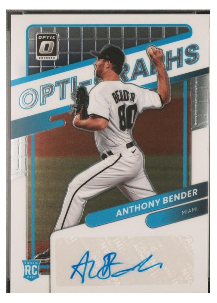 2022 Donruss Optic Optigraphs Anthony Bender #OG-AB card