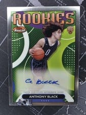 2023-24 Finest Rookie Finest Autographs Anthony Black #RFA-AB card