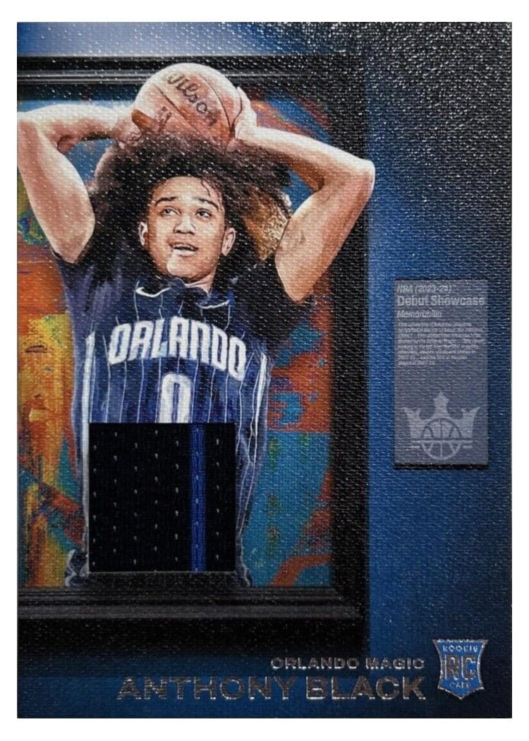 2023-24 Panini Court Kings Debut Showcase Memorabilia Anthony Black #DSM-BLK card