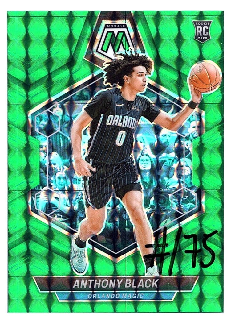 2023-24 Panini Mosaic Base Set Anthony Black #225 card