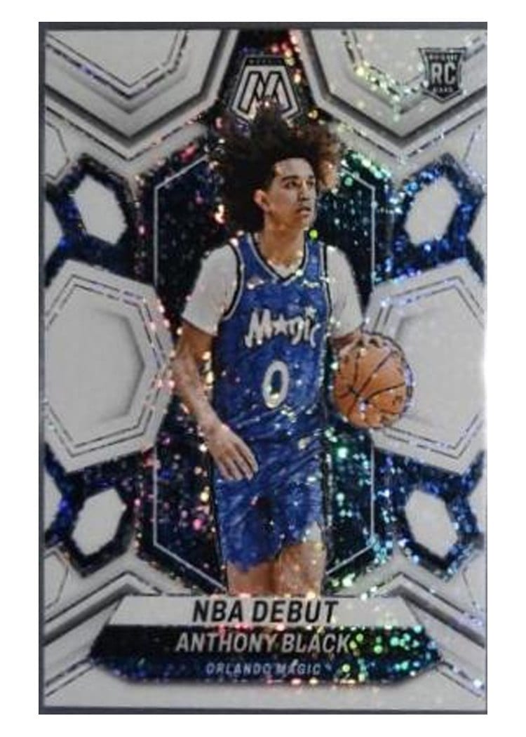 2023-24 Panini Mosaic Base Set Anthony Black White Sparkle #263 card