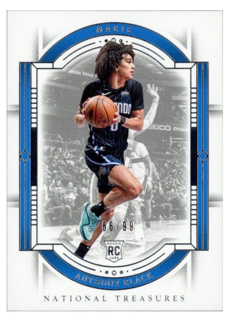 2023-24 Panini National Treasures Base Set Anthony Black #59 card