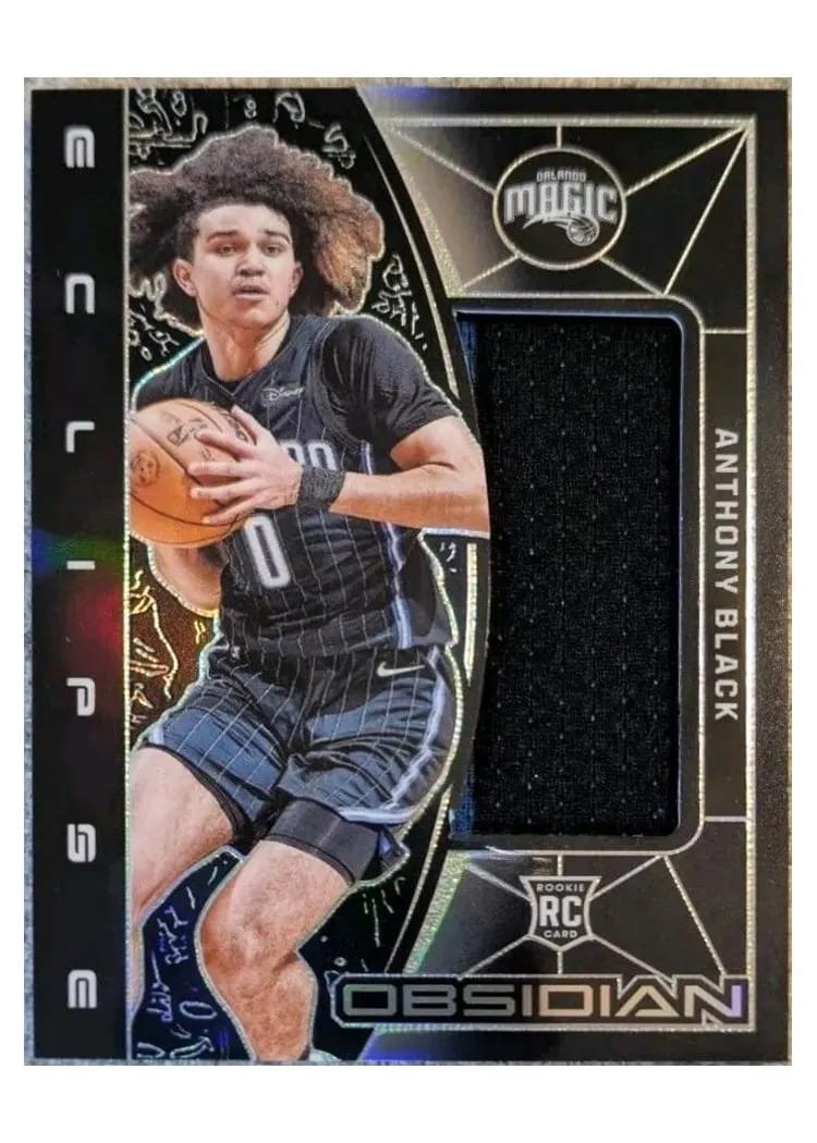 2023 Panini Obsidian Eclipse Material Anthony Black #EM-ABL card