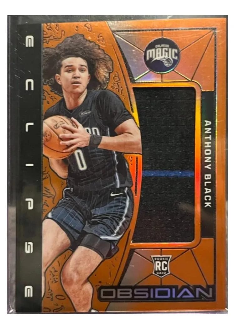 2023 Panini Obsidian Eclipse Material Anthony Black #EM-ABL card