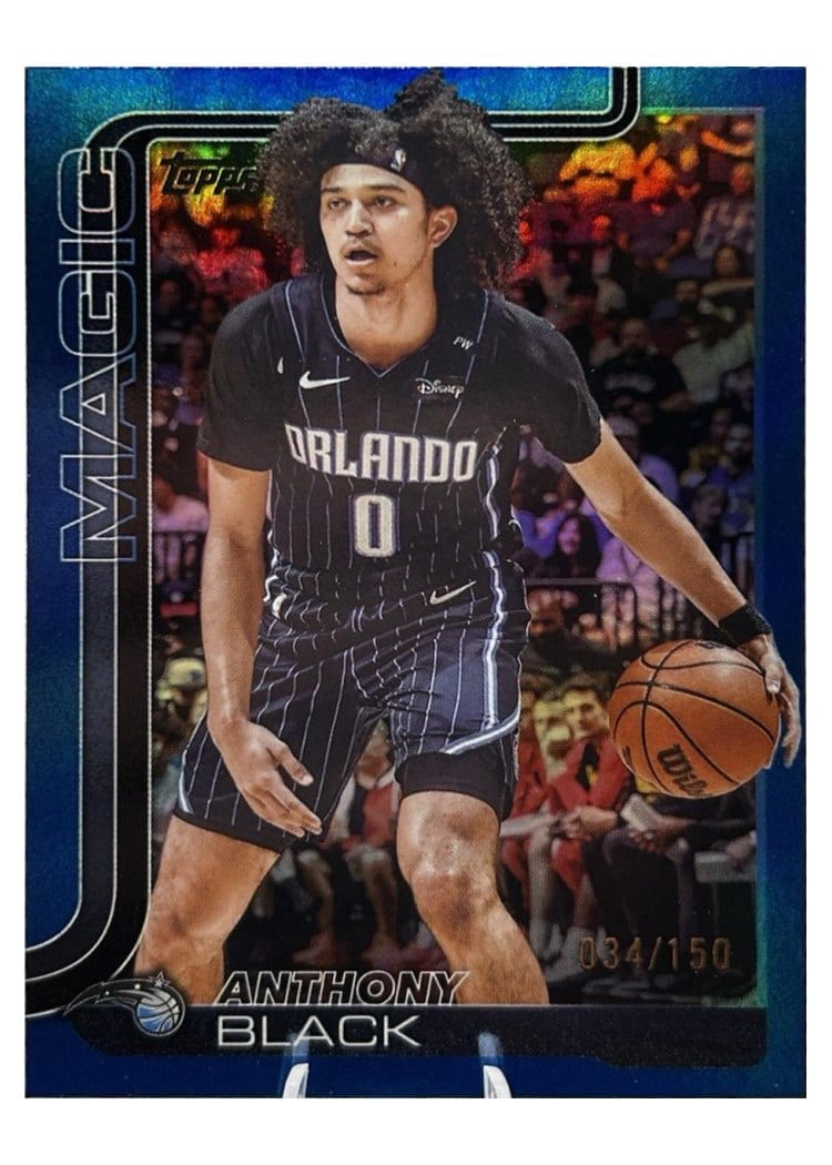 2025-26 Topps Base Set Anthony Black Holo Blue Foil #89 card