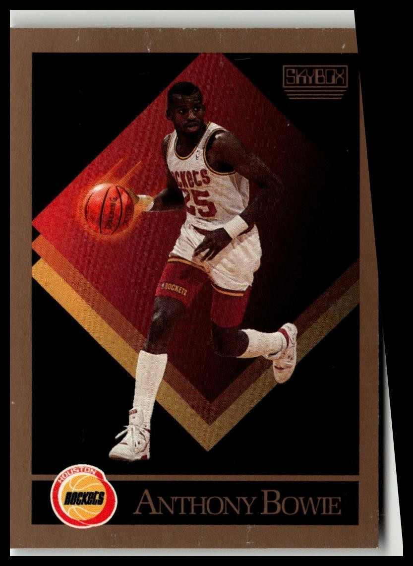 1990-91 SkyBox Base Set Anthony Bowie #105 card