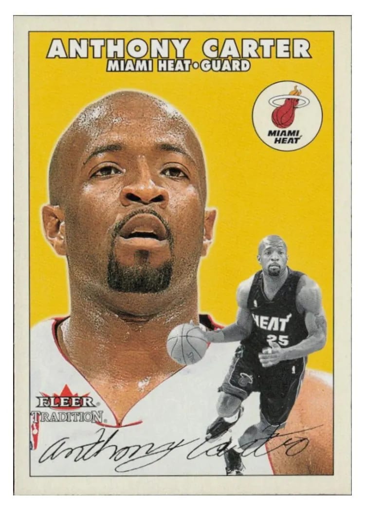 2000 Fleer Tradition Anthony Carter #4 card