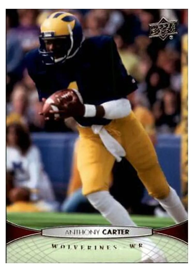 2012 Upper Deck Anthony Carter #4 card