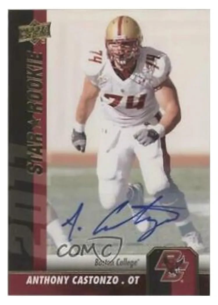 2011 Upper Deck Anthony Castonzo Autograph #99 card