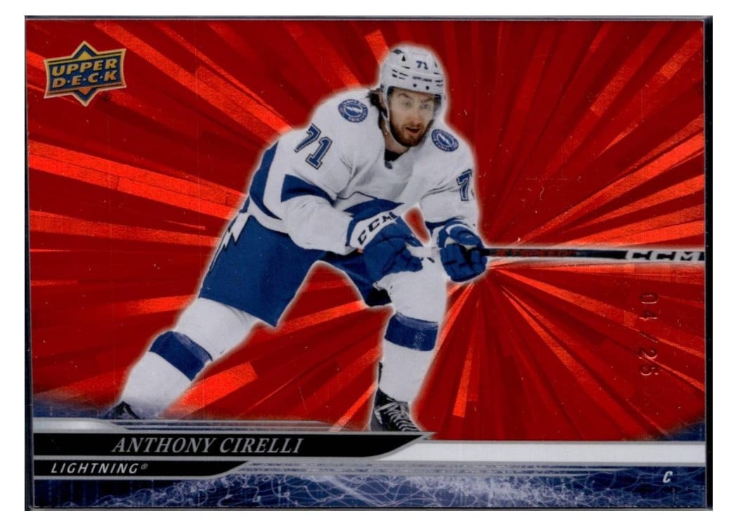 2024-25 Upper Deck Base Set Anthony Cirelli #406 card