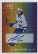 2025-26 Upper Deck Allure Color Flow Full Rainbow Auto Anthony Cirelli #RA-AC