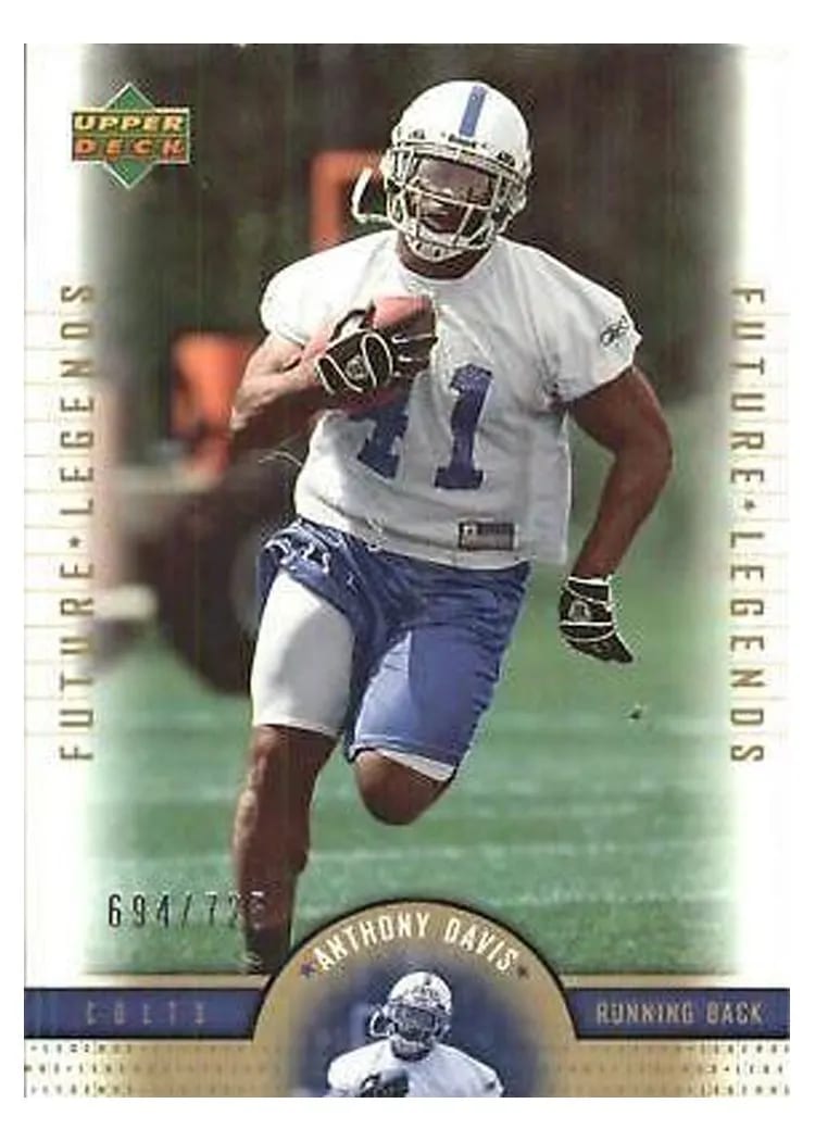 2005 Upper Deck Legends Anthony Davis #120 card