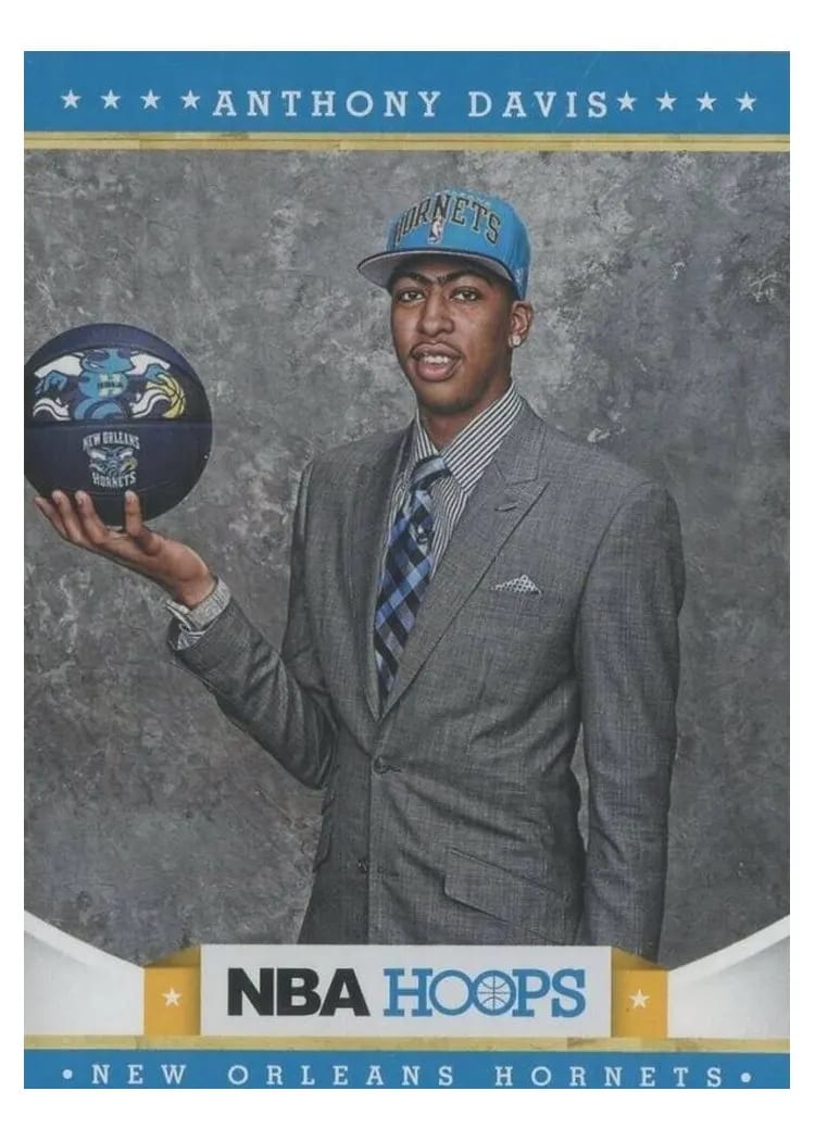 2012 Panini Hoops Anthony Davis #275 card