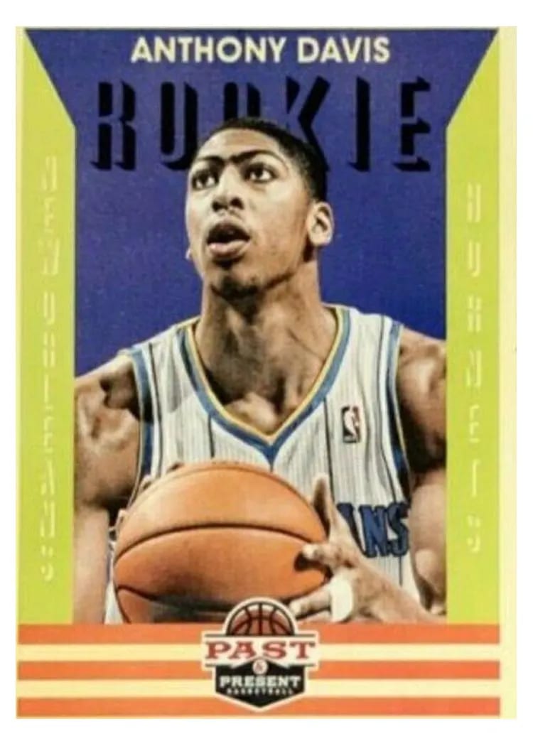 2012 Panini Past & Present Anthony Davis #237 card