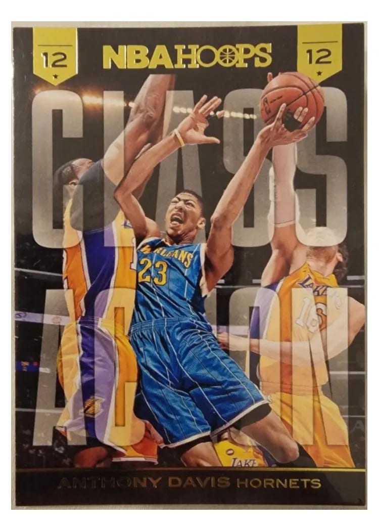 2014 Panini Hoops Anthony davis #2 card
