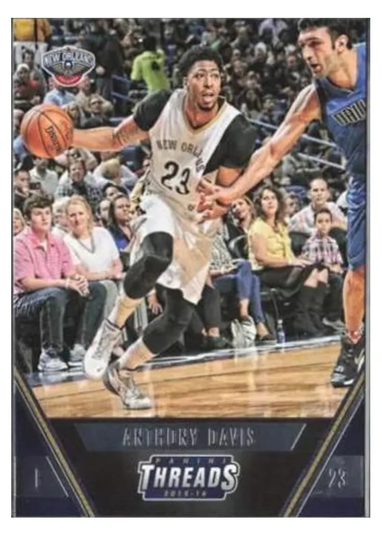 2015 Panini Threads Anthony Davis #106 card