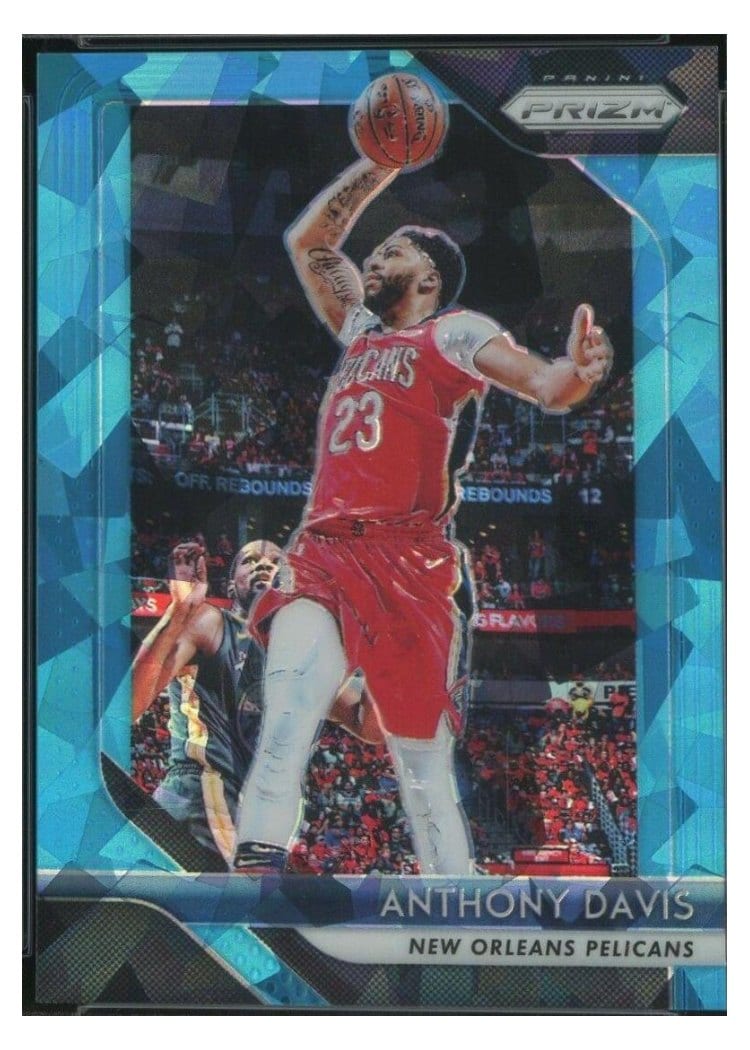 2018-19 Panini Prizm Base Set Anthony Davis #177 card