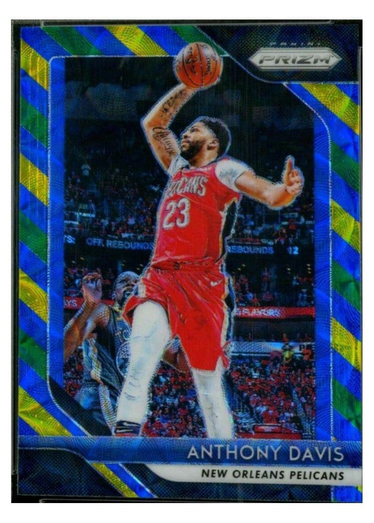 2018-19 Panini Prizm Base Set Anthony Davis #177 card
