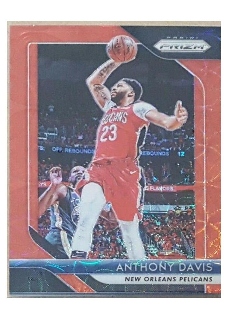 2018-19 Panini Prizm Base Set Anthony Davis #177 card