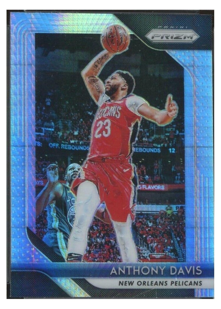 2018-19 Panini Prizm Base Set Anthony Davis #177 card
