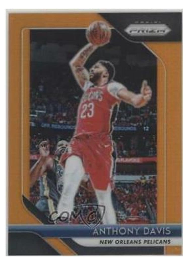 2018-19 Panini Prizm Base Set Anthony Davis #177 card