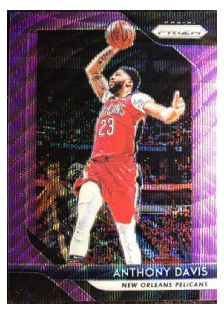 2018-19 Panini Prizm Base Set Anthony Davis #177 card