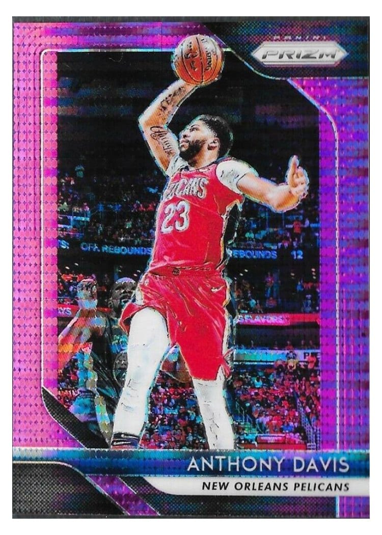 2018-19 Panini Prizm Base Set Anthony Davis #177 card