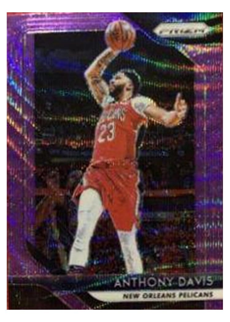 2018-19 Panini Prizm Base Set Anthony Davis #177 card