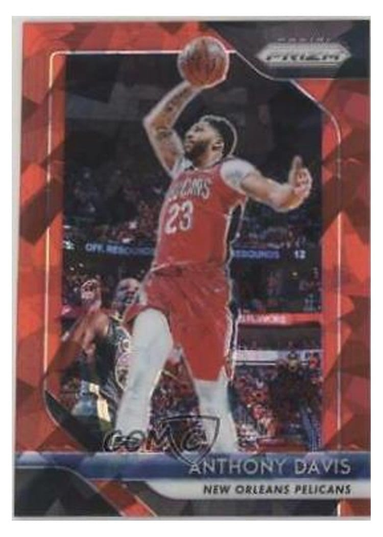 2018-19 Panini Prizm Base Set Anthony Davis #177 card