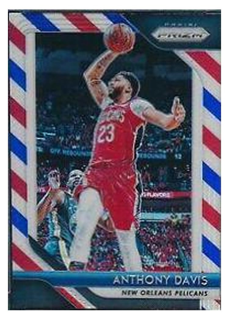 2018-19 Panini Prizm Base Set Anthony Davis #177 card
