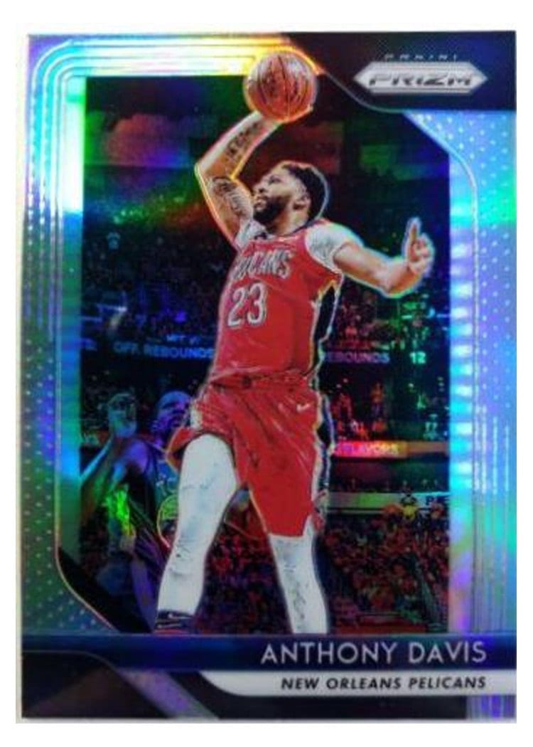 2018-19 Panini Prizm Base Set Anthony Davis #177 card
