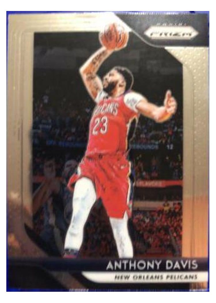 2018-19 Panini Prizm Base Set Anthony Davis #177 card