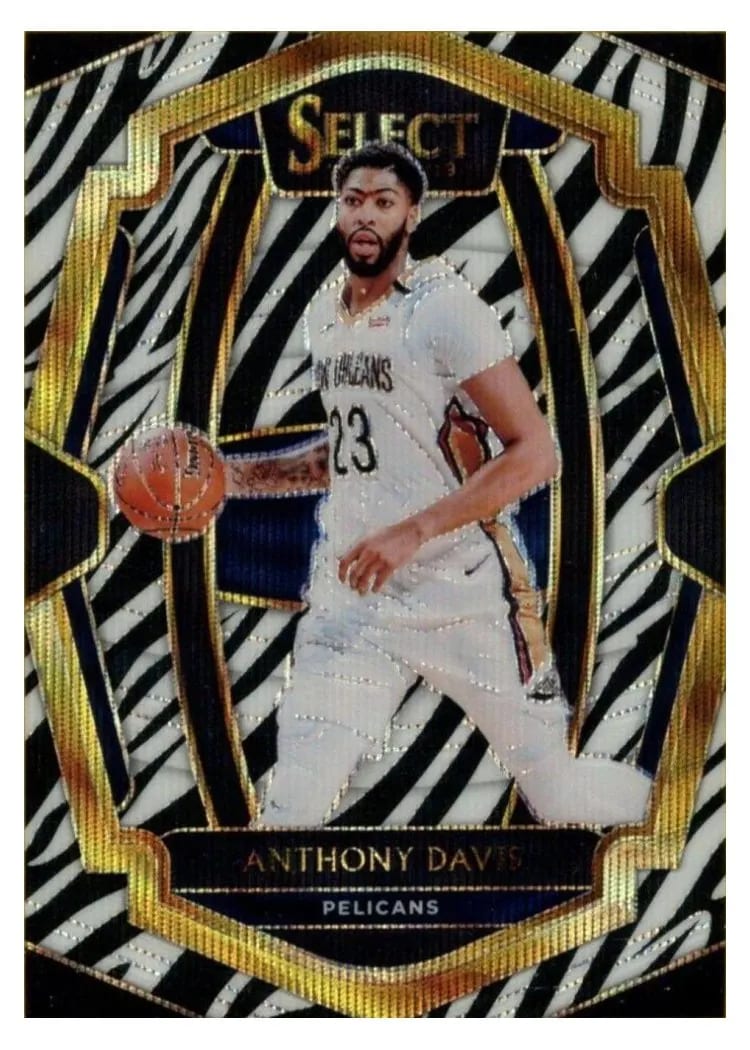 2018 Panini Select Anthony Davis #140 card