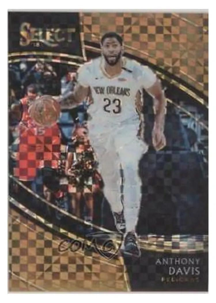 2018 Panini Select Anthony Davis #227 card