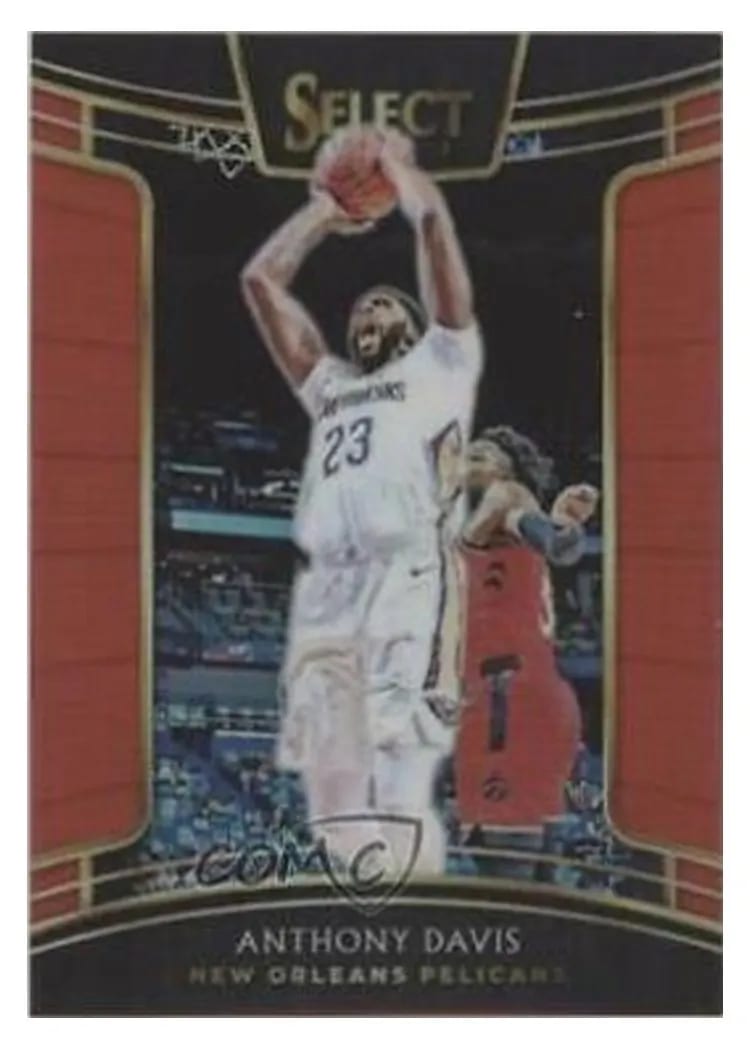 2018 Panini Select Anthony Davis #33 card
