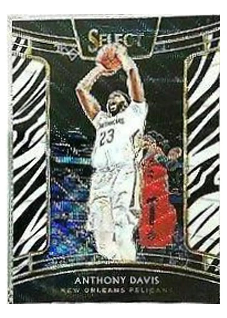 2018 Panini Select Anthony Davis #33 card
