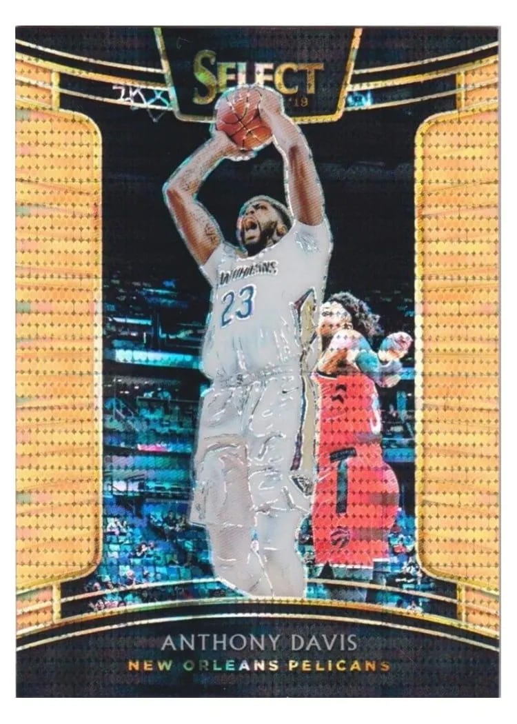 2018 Panini Select Anthony Davis #33 card