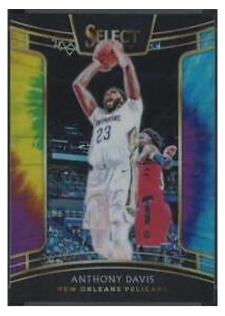 2018 Panini Select Anthony Davis #33 card