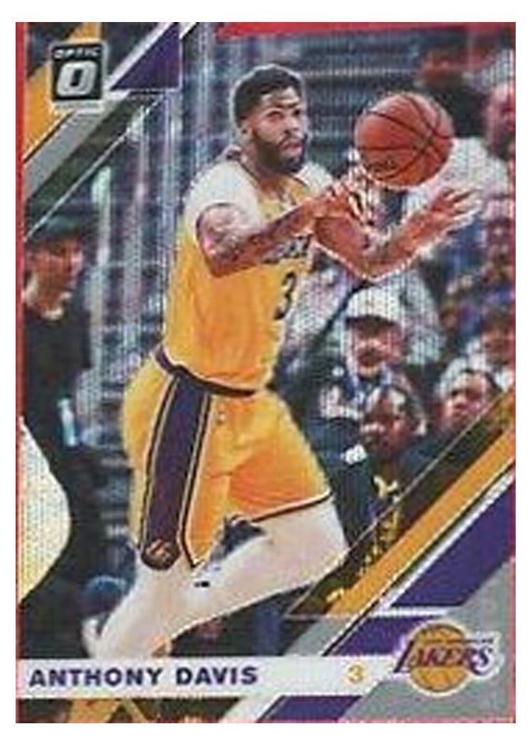 2019-20 Donruss Optic Base Set Anthony Davis #90 card