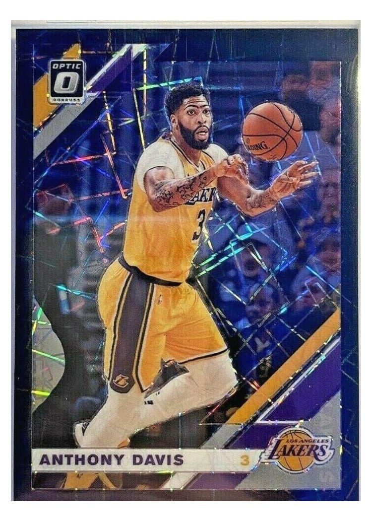 2019-20 Donruss Optic Base Set Anthony Davis #90 card