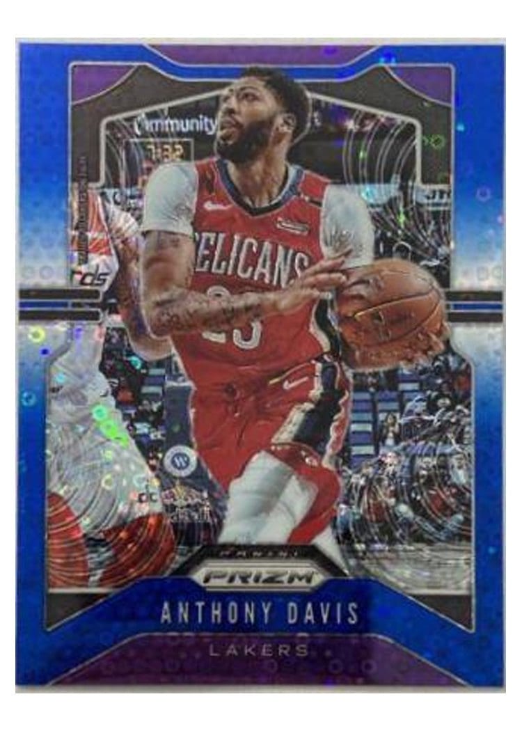 2019-20 Panini Prizm Base Set Anthony Davis #222 card