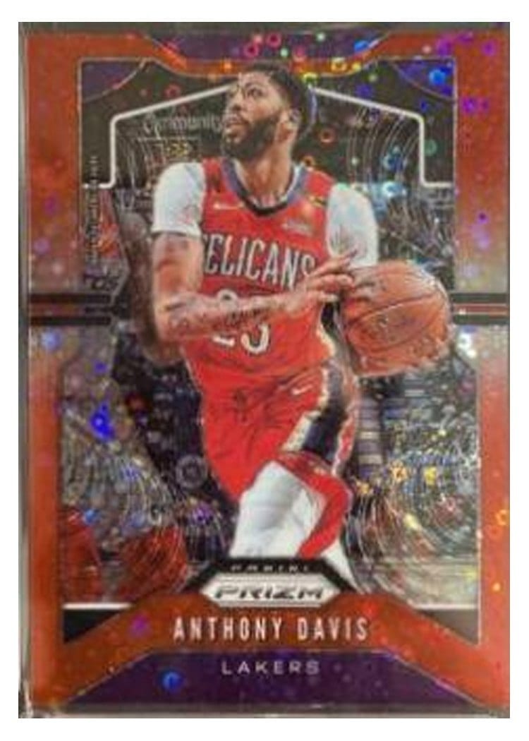2019-20 Panini Prizm Base Set Anthony Davis #222 card