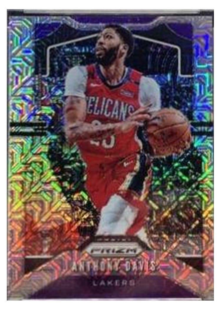 2019-20 Panini Prizm Base Set Anthony Davis #222 card