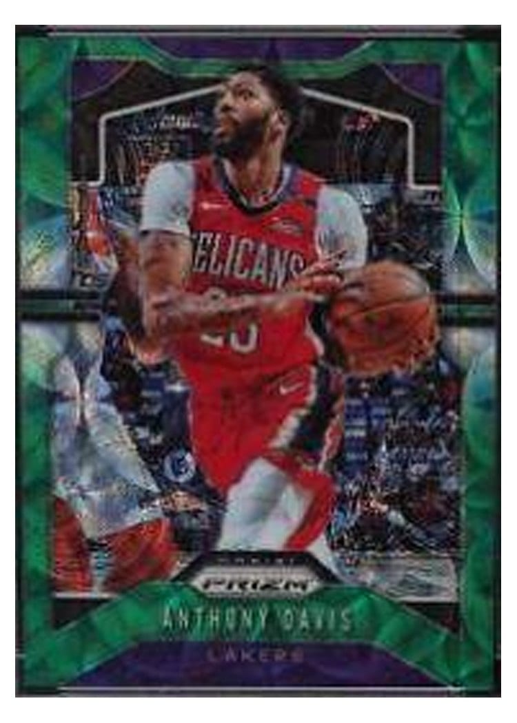 2019-20 Panini Prizm Base Set Anthony Davis #222 card