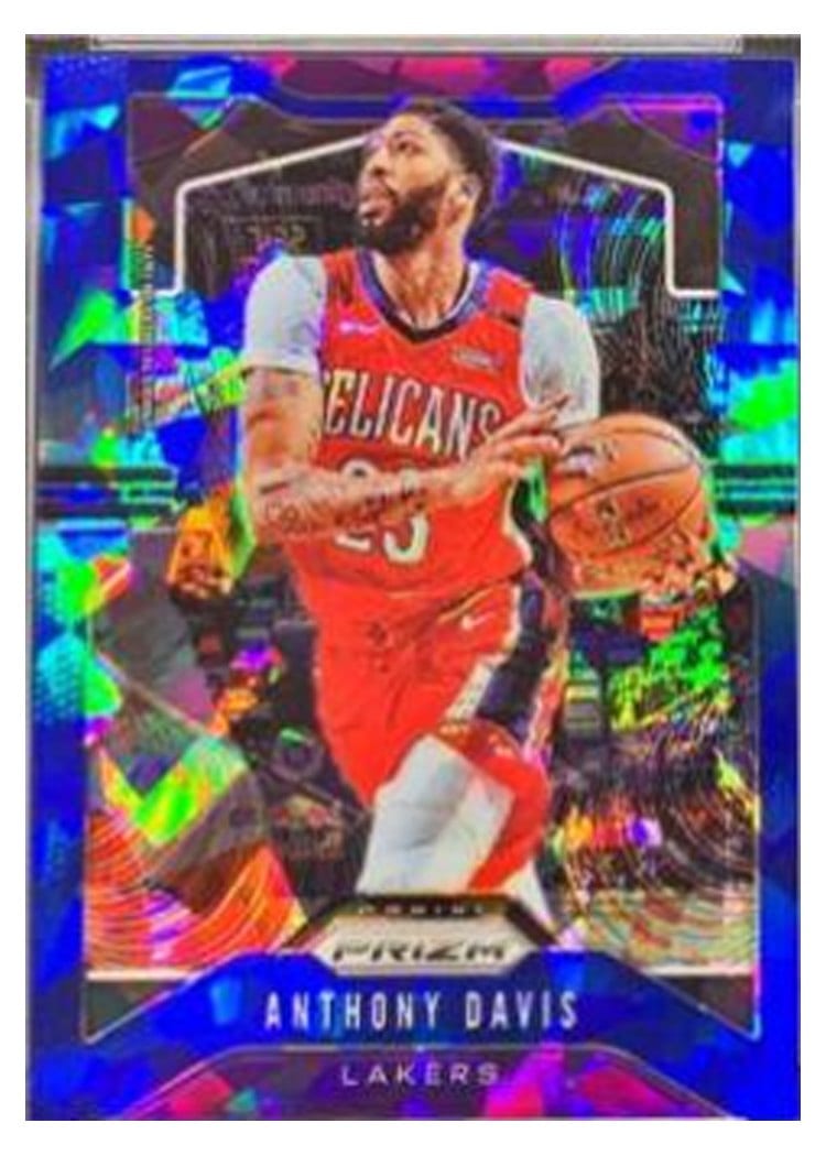 2019-20 Panini Prizm Base Set Anthony Davis #222 card