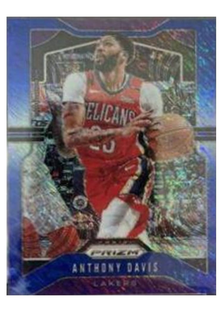 2019-20 Panini Prizm Base Set Anthony Davis #222 card
