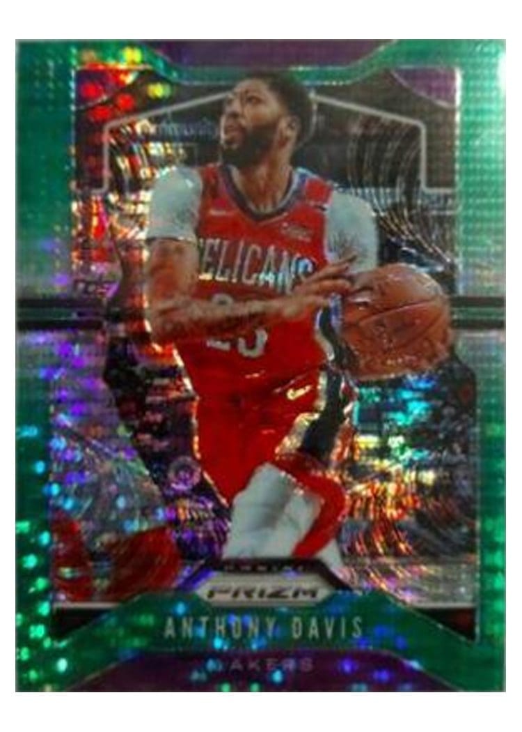 2019-20 Panini Prizm Base Set Anthony Davis #222 card