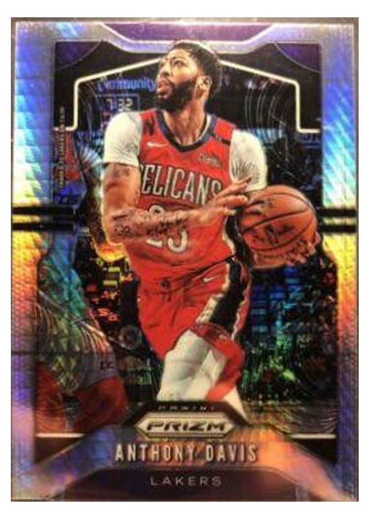 2019-20 Panini Prizm Base Set Anthony Davis #222 card