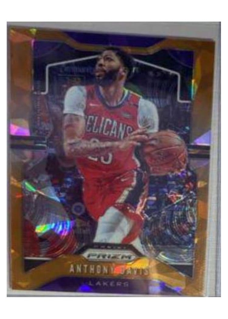 2019-20 Panini Prizm Base Set Anthony Davis #222 card